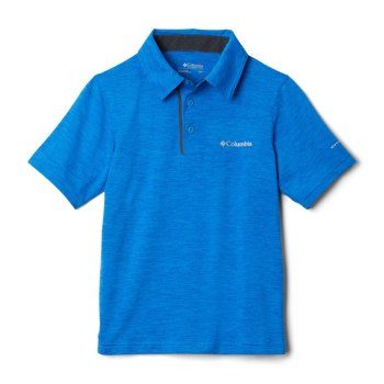 Columbia Tech Trek, Polo Azur Azules Para Niño | 143589-SHK